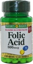 성격 Bounty Folic 산 800 mcg 정제 최대 힘 250 ea (포장 5)