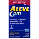 Aleve PM Sleep Aid Plus Pain Reliever Caplets, Naproxen Sodium & Diphenhydramine HCl, 야간, 120 카운트