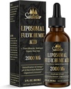 Trace Minerals Electrolytes Drops 2000 MG | 액체 Liposomal Fulvic Humic Acid Supplement | 85+ Trace Minerals | Hydration | Detoxification | 에너지 | pH 밸런스 | 소화 | 면역성 | 2개 Oz