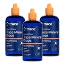 Trace Minerals ConcenTrace Drops | 전체 스펙트럼 광물 | 이온 액체 마그네슘, 염화물, 칼륨 | 낮은 나트륨 | 에너지, 전해질, 히드라이즈 | 288 일 공급, 8 fl oz (포장 3)