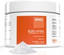 GREZ ELEC-Vital Electrolytes Powder No Sugar - Hydration Powder, Keto Electrolytes No Sugar - 완전한 미네랄 지원, 나트륨, 칼륨, 마그네슘, 아연 - 60 서빙