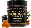 4-in-1 Organic Himalayan Shilajit Gummies | Ashwagandha, Turmeric, & Ginseng | 에너지, 면역력 및 활력 지원을위한 Adaptogen | 유기농, 채식, 설탕 무료 | 90 개 | 남성 및 여성용