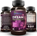 성인을위한 꿈 자연 수면 보충 - 휴식 수면, 깨어난 휴식 - 설탕, Carbs - Melatonin, 마그네슘, 5HTP, L-Theanine, GABA- Non-GMO 60 수면 알약 무료