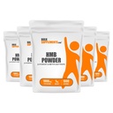 BulkSupplements.com HMB 파우더 - 칼슘 HMB 보충, 베타 - 하이드 록시 베타 - Methylbutyrate - Unflavored & 글루텐 무료, 서빙 당 1g, 1kg (포장 5) (11 파운드)