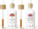 Rainbo 팬 마음에 드는 뭉치, 11:11 다 버섯 추출물 + 사자 Mane Mushroom Tincture의 포괄적인 면역 지원, Vegan 액체 버섯 보충교재를 위한 이중 추출물 매일 버섯 Tinctures