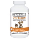 Vet Classics Liver 지원 애완 동물 건강 보충 개, 고양이 – Liver Functions – B-Vitamins, Glutathione, 우유 이틀 – 연약한 정제, Chews – 60 Chewable Tablets