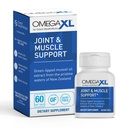 OmegaXL 합동 지원 보충교재, 기복을 위해 - 자연적인 근육 지원, 녹색 Lipped Mussel 기름, 연약한 젤 알약, 약 자유로운, 60 조사