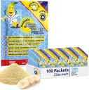 Prebiotic Nana Flakes 100% 순수한 바나나 조각 의학 음식 분말, Diarrhea & 심장 화상을 위한 Decrease 뚱뚱한 입구 & 자연적인 Remedy - 단백질 & 섬유의 중대한 근원 - 단 하나 Serve (100의 소포)