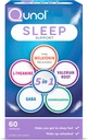 Qunol 수면 지원, 수면 보조, 시간 방출 멜라토닌 5mg, Ashwagandha, GABA, Valerian Root, L-Theanine, 60ct 캡슐을 가진 보충을 형성하는 1 논하 비트에서 5