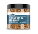Earthborn 성분 심황 & Moringa 200 캡슐, 순수한 & Undiluted, 첨가물 없음