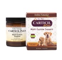 Amber NaturalZ Carticil Plus 개를위한 초본 보충 | 관절, 소화 및 면역 건강을위한 멀티 시스템 지원 | 전반적인 웰빙 및 활력을위한 자연 보조 | 30 일 중간 개 공급