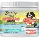 베니의 OMG! 개를위한 오메가 Chews - 5X 여분의 힘 DHA+EPA, 물고기 기름, 건강한 피부 & 외투, 알레르기 완화, 합동 보충교재 (돼지 풍미)