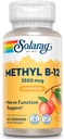 SOLARAY B 12 메틸 Lozenge 보충교재, 2500mcg | 60 조사