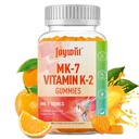 비타민 K2 MK-7 Gummies 100mcg의 Bone & He 예술 지원을 위한 여분 힘 K2 비타민 보충교재, Chewable 자연적인 주황색 풍미, 비 GMO, 채식주의자, 60 Gummies