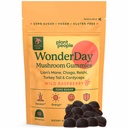 Plant People - WonderDay Mushroom Gummies Mini | 전체 바디 밸런스, 무드, 디스트레스, 에너지, 면역 및 구트 건강에 대한 일일 거미 멀티 지원 | 자연, 비 GMO | 체험 크기