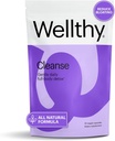 Wellthy Full Body Detox and Immune Support - 고급 소화 건강, Gut Cleanse 및 Bloating Relief - 우유 이틀, 댄 델리온 추출물 및 L 카르니틴과 함께 모든 천연 공식 | 30 일 공급