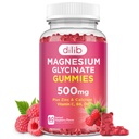 마그네슘은 칼슘, 아연, 비타민 C, B6, D3-Calm Chewable Gummies를 가진 Gummies 500mg 마그네슘 보충교재, 계류 & 근육 지원 Raspberry 풍미, 60의 Gummies를 제거합니다