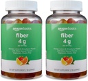 기본 (이전 Solimo 섬유 4g 거미 - 소화 건강, 지원 일반, 오렌지, 레몬 & 딸기, 90 Gummies (2 서빙 당) (팩 2)