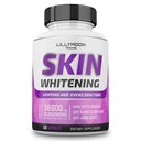 LILYMOON Glutathione 희게하는 알약 피부 번개 환약 - 피부 희게하는 공식 - 비타민 C를 가진 Glutathione 희게하는 피부 알약 - 피부 가벼움 반점 제거제 - 미국제