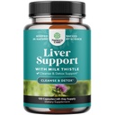 Natures Craft Liver Cleanse Detox & Repair 120 캡슐 - Herbal Liver Support Milk Thistle Supplement - Dandelion Root, Choline, Beetroot & Artichoke Extract와 Silymarin Milk Thistle 보조 식품