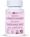 교원질 1000mg Rhodiola Rosea 2500mg Biotin 10,000mcg, Hyaluronic 산, DHT 차단제, 비타민 C & E, Folic 산, 알로에 Vera, Quercetin, 녹차, Keratin, MSM - 90 조사 (90의 조사 1))