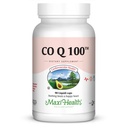 Maxi Health COQ10 100mg 캡슐 - 심장 및 에너지 지원을위한 100mg 코엔자임 Q10 - 코셔 인증 CO Q 10 보충 - 비 GMO 및 글루텐 프리 하트 건강 보조제 - 90 액체 캡슐