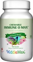 Maxi Health Chewable Immune 지원 부스터 혼합, 비타민 C, Elderberry, 아연, Epicor, Glutathione - Immuno-O-Max - 아이들과 성인을 위한 Chewable 비타민 - 60의 체리 맛 있는 Chewable 정제