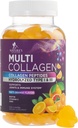 2500 mcg Biotin와 교원질 펩티드 Gummies - 가수분해된 단백질 유형 I & 비타민 C & 아연을 가진 III 다 교원질 보충교재 - 머리, 피부, 못, 맛있은 오렌지 풍미를 위한 지원 - 120 Gummies