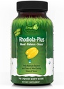 Irwin Naturals Rhodiola-Plus - 75 Liquid Soft-Gels - L-Theanine, 비타민 D3 및 마그네슘과 함께 마음의 균형과 평화를 유지 - 25 서빙
