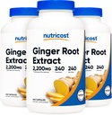 Nutricost 생강 뿌리 추출물 550mg, 240 캡슐 (3 병)