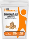 BulkSupplements.com Longjack Extract Powder - Tongkat Ali Extract, Tongkat Ali for Men & Women - Gluten 무료, 서빙 당 1g, 250g (8.8 oz) (팩 1)