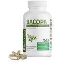 Bronson Bacopa는 건강한 뇌 기능 및 정신 성과, 전통적인 허브, 비 GMO, 180 채식 캡슐을 지원합니다
