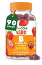 Lifeable Vitamin B Complex for Kids | with VIT C | 훌륭한 타스팅 B Complex Gummies | Vegan Kids B Complex | 에너지 및 Nerve 지원 | 90 Gummies