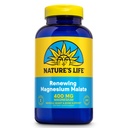 Nature's Life Renewing Magnesium Malate 200 mg - 하루 하나 - 근육, 심장, 신경 건강 및 뼈 지원 - 최대 흡수 - 실험실 검증 - 60 일 보증 - 250 서빙, 250 정제
