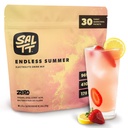 SALTT Electrolytes 분말 맛 음료 혼합 - 끝없는 여름 - 30 하이드로 션 패킷 - 마그네슘, 칼륨, 나트륨, 추적 미네랄 - Zero Sugar & 글루텐 무료 - 여행 필수