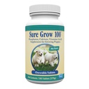 PetAg Sure Grow 100 - 8 Weeks 및 Older의 최적의 뼈 개발 촉진 - 칼슘, 인 및 비타민 A 및 D - 100 Chewable 정제