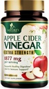 Apple Cider Vinegar 캡슐 1877mg - 비타민 D 및 아연을 가진 여분 힘 Detox & Cleanse - 합동 자연적인 소화 & 면역성이 있는 우수한 ACV 알약 지원 - 채식 보충교재 - 120의 캡슐