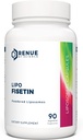 Renue By Science Fisetin | 90 Liposomal Fisetin 보조제 - 서빙 당 150mg Fisetin | Senolytic 보조제 | 증가시킨 흡수를 위한 Bioavailable 공식 | Non-GMO & Made in USA