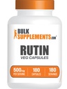 BulkSupplements.com Rutin 500mg 캡슐 - Saphora Japonica, Rutin Supplement, Rutin 알약 - 산화 방지제 보충 - Vegan & 글루텐 무료, 서빙 당 1 캡슐, 180 Veg 캡슐