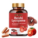 Lycopene 캡슐 - Reishi 버섯 200mg, Immune 지원을위한 천연 토마토 추출물 버섯 캡슐 - 글루텐 프리, 비 GMO