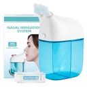 30 사선 패킷, Sinus Rinse Machine, Nose Sinus Cleaner Machine with Water Tank & Waste Collection Tank - Blue