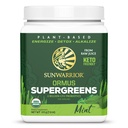 Organic Greens Powder Superfood Complex | Probiotics Moringa Leaf & Electrolyte Minerals의 유기농 슈퍼 그린 파우더 | Vegan Non-GMO 추가 설탕 (최소 45 인)