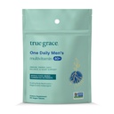 True Grace Men's 40 + 일일 멀티 비타민 발효 미네랄, 유기 Adaptogens & 버섯 전체 바디 밸런스 면역, 내구력, 뼈 & 하트 지원 보충 - Non-GMO - 90 채식 정제
