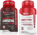 Herbtonics 한국 Panax 남자 뭉치를 위한 빨간 Ginseng와 strengthtonic 테스토스테론 승압기