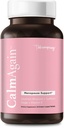 BB Company CalmAgain for Menopause Anxiousness, 여성을위한 무드 균형 | 숙박 캘름, 낮은 Cortisol, Fewer 무드 스윙 | Siberian Rhubarb, Sage, Saffron | Menopause | 30 Ct