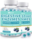 Digestive Enzymes Gummies, Probiotics & Prebiotics Blend, Sugar Free | Vegan