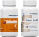 EyePromise Zeaxanthin + Lutein 눈 비타민 및 스크린 방패 비탄 Chewable 눈 비타민