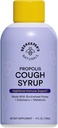 BEEKEEPER'S NATURALS B.Better Nighttime Cough Syrup for Adults - Elderberry Extract, Bee Propolis Extract, Buckwheat Honey - 면역 지원, 4 온스