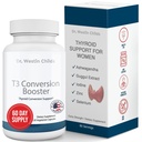 박사. 웨스틴 어린이 - T3 변환 부스터 - Hypothyroidism & Hashimoto의 여성을위한 갑상선 지원 - Iodine, Ashwagandha, Guggul Extract, Selenium & 아연 Complex - 60 서빙